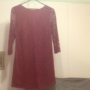 Maroon dress